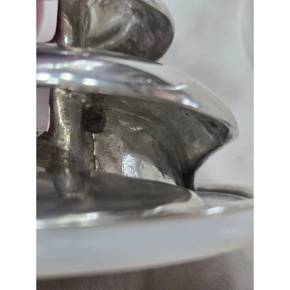 Royal Selangor Pewter Wine Aerator and Glass Funnel Spiral Design Barware